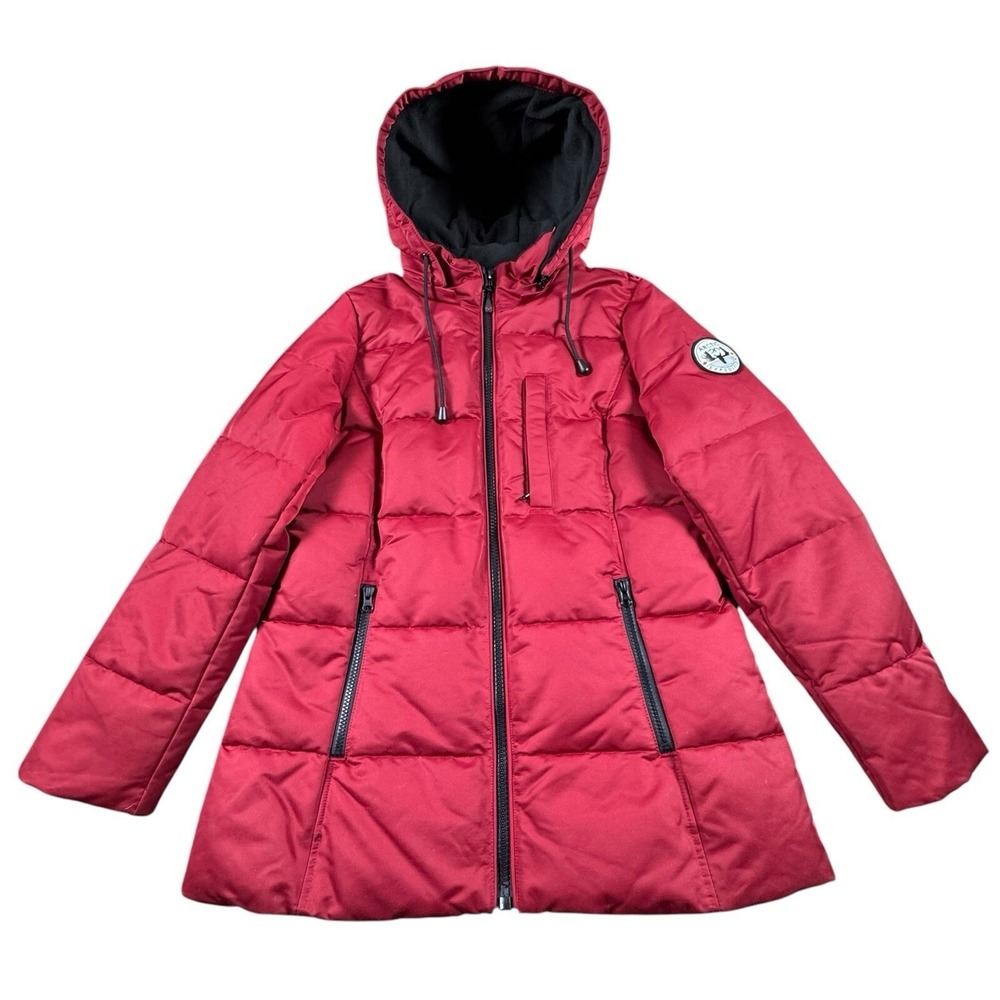 Arctic Expedition Coat Womens XS Goose Down Parka Full Zip Hooded Quilted Puffer